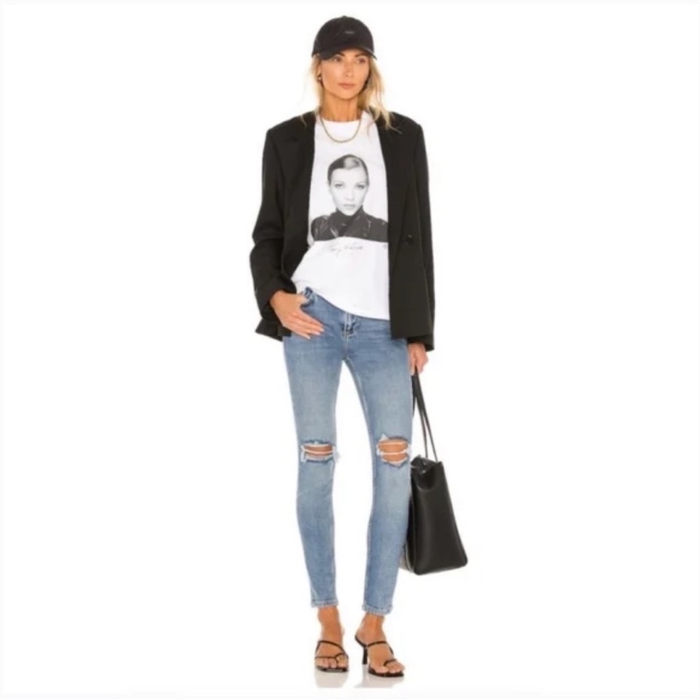 ANINE BING | Mid-Rise Skinny Ankle Jean size 26
